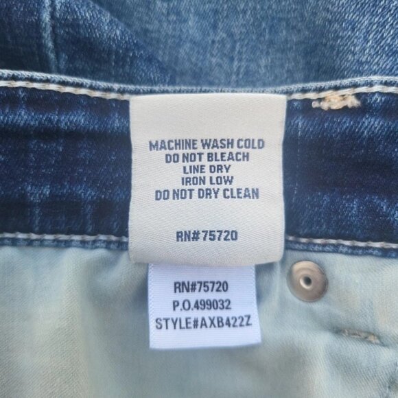 BKE Men's Parker Dark Blue High Rise Bootcut Denim Jeans Sz 32x37.5 - Picture 2 of 7